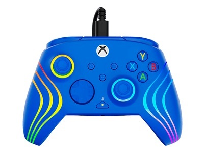 Turtle Beach, TURTLE BEACH Afterglow Wave Wired Ctrl. TBC-2002-25 Xbox SeriesX, Blue, TURTLE BEACH Afterglow? Wave Wired Controller Blau für Xbox Series X, S, One, PC