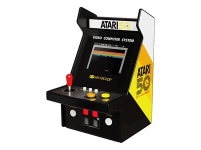 MY ARCADE Atari® 50th Anniversary Micro Player® Pro Tragbares Retro-Arcade-Spiel
