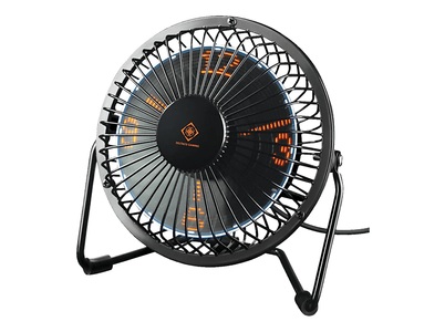 Deltaco, DELTACO USB LED Table Fan watch GAM-054 Black