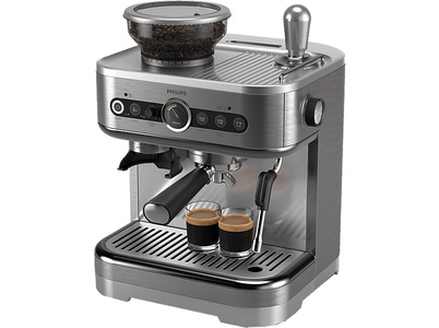 Philips, PHILIPS PSA3218/01 Barista Brew Espressomaschine Metall/Silber