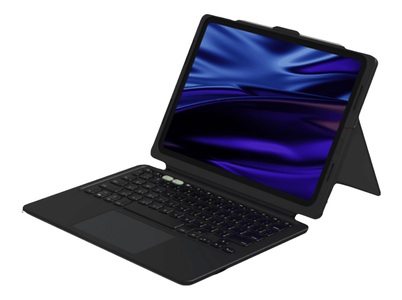 ZAGG Pro Keys Connect iPad Air13 M2 (CH) Tablet-Tastatur mit Schutzhülle Schwarz