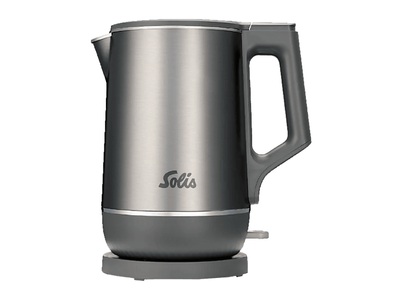 Solis, SOLIS Wasserkocher 96244 1.7L, SOLIS Eco Boil Wasserkocher, Silber