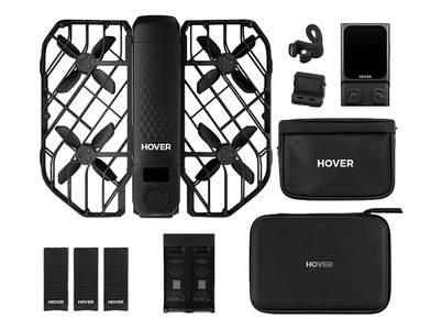 HOVERAir, HOVERAIR X1 PRO Ultimate Cycling Kit Kameradrohne, Schwarz