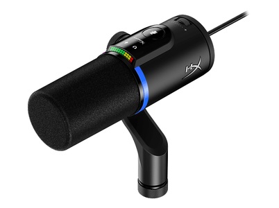 HYPERX FlipCast dynamisches USB/XLR-Mikrofon, Schwarz