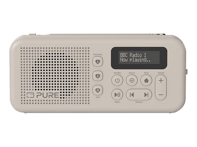 PURE Elan Move Taschenradio, Digital, DAB+, FM, Bluetooth, Weiss