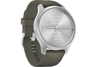 Garmin, GARMIN GPS-Sportuhr vivomove Style, Garmin vivomove Style Silver Moss Watch