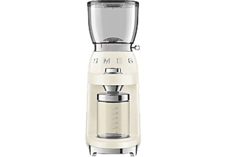 SMEG, SMEG 50's Retro Style Kaffeemühle crème, smeg - Kessel Creme Serie 50 Jahre, Weiss