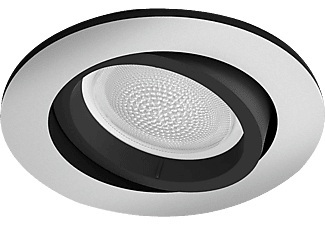 Philips, Philips Hue Einbauspot Centura, Philips Hue GU10 Einbauspot rund silber (6.5W)