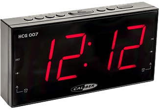 CALIBER, CALIBER HCG007 - Radiowecker (FM, Schwarz), 