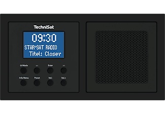 Technisat, TechniSat Unterputzradio DigitRadio UP 1, DAB+/UKW-Radio, Bluetooth, integrierter Lautsprecher, schwarz, TechniSat Unterputzradio DigitRadio UP 1, DAB+/UKW-Radio, Bluetooth, mit Lautsprecher, schwarz