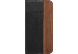 Apple, Woodcessories - iPhone 11 EcoWallet Echt Holz Hülle Walnuss FSC Zertifiziert - Dunkelbraun, 