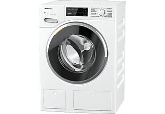 MIELE, Miele Waschmaschine WWI 800-60 CH WhiteEdition links, 9 kg Schontrommel, CapDosing, TwinDos, SoftSteam - Blendenausführung 5° geneigt, A+++, Miele WWI 800-60 CH Waschmaschine links