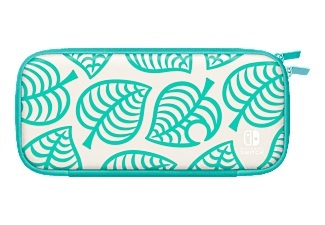 Nintendo Switch (Animal Crossing: New Horizons Edition) - Tasche + Schutzfolie (Weiss/Blau/Grün)