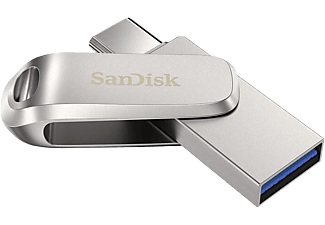 SanDisk, Sandisk Ultra Dual Drive Luxe - USB-Stick (512 GB, Silber), Sandisk, USB-Sticks, SanDisk Ultra USB Dual Luxe Type-C 512GB, Produkte & Wohnen