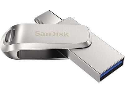 SanDisk, Sandisk Ultra Dual Drive Luxe - USB-Stick (512 GB, Silber), SANDISK SDDDC4-512G-G46 - USB-Stick (512 GB, Silber)