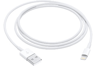 Apple, Apple iPad/iPhone/iPod/MacBook Datenkabel/Ladekabel [1x Apple Lightning-Stecker - 1x USB 2.0 Stecker A] 1 m Weiß, Apple USB 2.0-Kabel A-Lightning 1 m