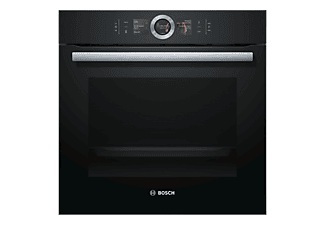 Bosch, Bosch Hbg676Eb6 - Einbaubackofen (Schwarz), Bosch Serie 8, Einbau-Backofen, 60 x 60 cm, Schwarz, HBG676EB6