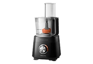 Philips Hr7510 - Kompaktküchenmaschine (Schwarz/Orange)