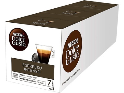 NESCAF?, NESCAF? Dolce Gusto Espresso Intenso - Kafeekapseln, NESCAFÉ Dolce Gusto Espresso Intenso - Kaffeekapseln