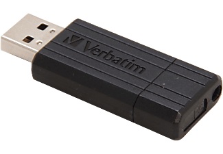 Verbatim, Verbatim PinStripe 32 GB USB-Speicherstick (USB-Stick), schwarz, Verbatim USB-Drive, 32GB, Pin Stripe, schwarz, 49064