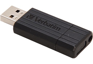 Verbatim, Verbatim Pin Stripe USB-Stick 16 GB Schwarz 49063 USB 2.0, Verbatim USB-Drive, 16GB, Pin Stripe, schwarz, 49063