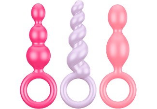 Satisfyer, Satisfyer Plugs (3er-Set) Colored, 