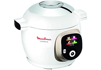 Moulinex, MOULINEX Cookeo+ - Multikocher (Weiss/Chrom ), 