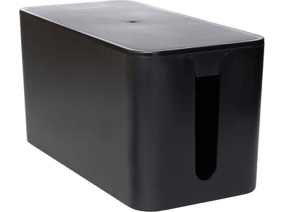 ALLOCACOC, ALLOCACOC - Kabel-Organizer-Box Small - Schwarz, SCHOENENBERGER 5900 - Kabelbox (Schwarz)