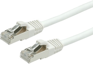 VALUE, VALUE 21.99.1286 - Netzwerkkabel (Weiss), VALUE Patchkabel Kat.6 (Class E) S/FTP (PiMF), LSOH, weiß, 10 m