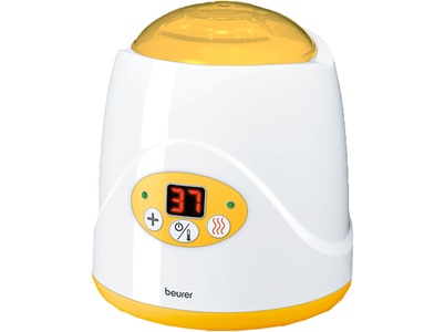 BEURER, BEURER BY 52 - Babykost- und Flaschenwärmer (Weiss/Gelb), Beurer BY 52 Digitaler Babykostwärmer