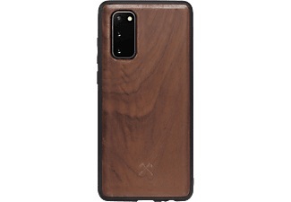 Samsung, Woodcessories - Samsung Galaxy S20 EcoBump Classic Echt Holz Hülle Walnuss FSC Zertifiziert (ECO415) - Dunkelbraun, 