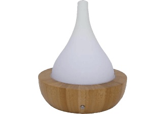 Goodsphere, GOODSPHERE Bamboo Flame - Aroma Diffuser (Braun/Weiss), 