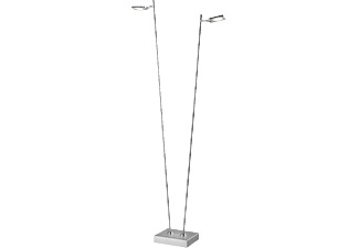 Sompex, LED-Stehleuchte Quad, Dimmer, 2-flammig, aluminium, 