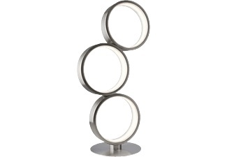 Sompex, LED-Tischleuchte Loop mit drei Ringen, dimmbar, 