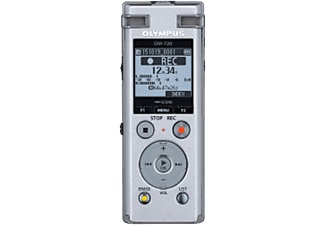 Olympus, Olympus DM-720 Digitales Diktiergerät Aufzeichnungsdauer (max.) 985 h Silber, OLYMPUS DM-720 - Diktiergerät (Silber)