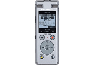 Olympus, Olympus DM-720 Digitales Diktiergerät Aufzeichnungsdauer (max.) 985 h Silber, Olympus, Diktiergeräte, Olympus DM-720 silver Audiorecorder 4GB, Produkte & Wohnen