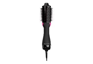 undefined, RVDR5282UKE Haarbürste Schwarz mit Ionisierung, Revlon One Step Volumiser kurz Haar Warmluftbürste