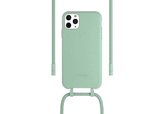 Apple, Woodcessories - iPhone 11 Pro Max / iPhone Xs Max Change Necklace BioCase Schutzhülle Vegan Biologisch Abbaubar + Handykette (CHA021) - Mint Green (Grün), 