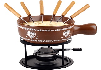 Nouvel, NOUVEL 403807 Hirsch-Herz - Käsefondue Set (Braun), NOUVEL 403807 Hirsch-Herz - Käsefondue Set (Braun)