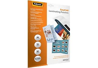 Fellowes, Fellowes Laminierfolie Admire, FELLOWES Laminiertasche A4 5601901 glanz, 80my 25 Stk.