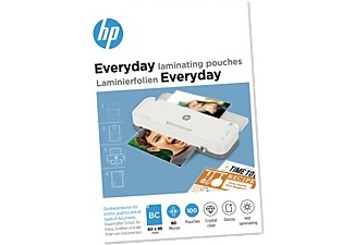 Hp, HP Laminierfolie Visitenkarten 80 micron glänzend 100 St., HP Everyday Laminierfolien Visitenkarte & Kreditkarte Glänzend 80 Mikron (2 x 80) Transparent 100 Stück