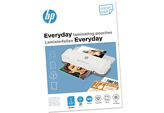 Hp, HP Laminierfolie DIN A4, DIN A5, DIN A6, Visitenkarten 80 micron glänzend 100 St., HP Laminiertaschen 9158 Everyday, Starter Set, 80My
