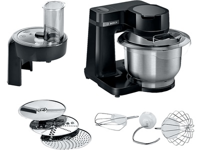 Bosch, BOSCH MUMS2EB01 - Küchenmaschine (Schwarz), BOSCH MUMS2EB01 - Küchenmaschine (Schwarz)