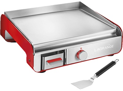 LAGRANGE, LAGRANGE 219002 - Planchagril (Rot), Lagrange Plancha PRO Grill Inox Rot