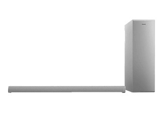 Philips, PHILIPS TAB6405/10 - Soundbar + Subwoofer (Silber), Philips Soundbar TAB6405/10