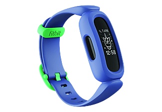 FITBIT Ace 3 - Aktivitäts-Tracker (Schwarz/Kosmos-Blau/Astro-Grün)