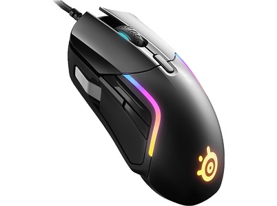 Steelseries, Rival 5, Gaming-Maus, STEELSERIES Rival 5 - Gaming-Maus, Kabelgebunden, Optisch mit Leuchtdioden, Schwarz