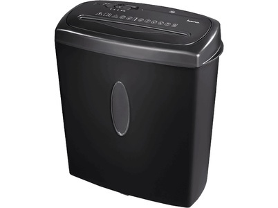 HAMA, Hama Home X10CD Aktenvernichter Streifenschnitt 4 x 40 mm 15 l Blattanzahl (max.): 11 Sicherheitsstufe 2 Vernichtet auch, HAMA Home X10CD - Aktenvernichter (Schwarz)