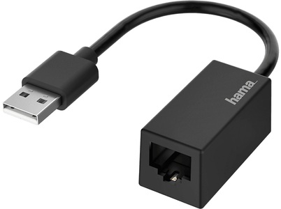 HAMA, HAMA 00200324 - Netzwerk-Adapter (Schwarz), HAMA 00200324 - Netzwerk-Adapter (Schwarz)
