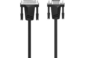 HAMA, HAMA 00200714 - Video-Kabel (Schwarz), Hama DVI / VGA Adapterkabel DVI-I 18+5pol. Stecker, VGA 15pol. Stecker 1.50 m Schwarz 00200714 DVI-Kabel